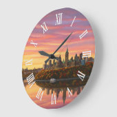 Ottawa Canada Travel Große Wanduhr (Winkel)