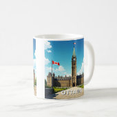 Ottawa Canada Travel Kaffeetasse (VorderseiteRechts)