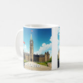 Ottawa Canada Travel Kaffeetasse (Vorderseite Links)