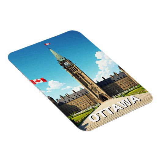 Ottawa Canada Travel Magnet (Rechte Seite)
