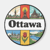 Ottawa Canada Travel Magnet (Vorne)