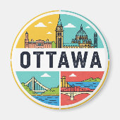 Ottawa Canada Travel Magnet (Vorne)