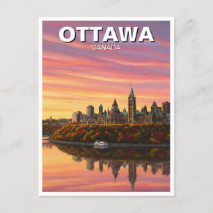 Ottawa Canada Travel Postkarte