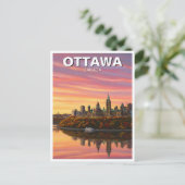 Ottawa Canada Travel Postkarte (Stehend Vorderseite)