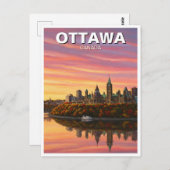 Ottawa Canada Travel Postkarte (Vorne/Hinten)