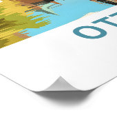 Ottawa Canada Travel Print Poster (Ecke)