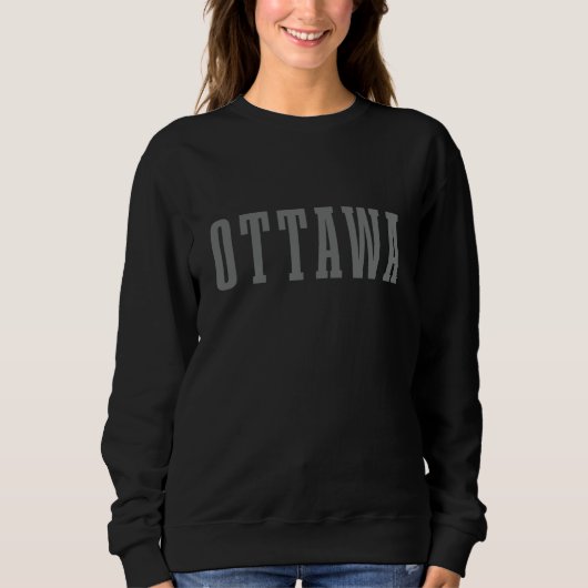 Ottawa Canada Vintage Pride Canadian Sweatshirt (Vorderseite)