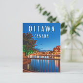 Ottawa: Dynamische Hauptstadt Kanadas Postkarte (Stehend Vorderseite)