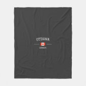 Ottawa Fleecedecke (Vorderseite)