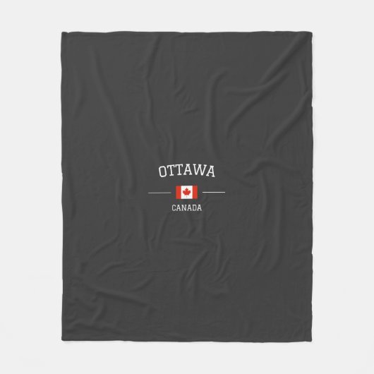 Ottawa Fleecedecke (Vorderseite)
