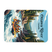 Ottawa Fluss Kanada Magnet (Horizontal)