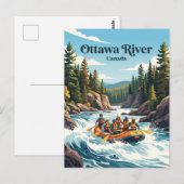 Ottawa Fluss Kanada Postkarte (Vorne/Hinten)