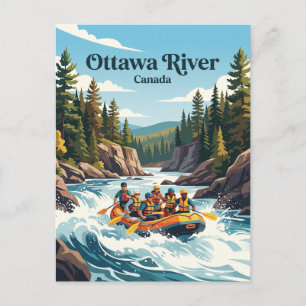 Ottawa Fluss Kanada Postkarte