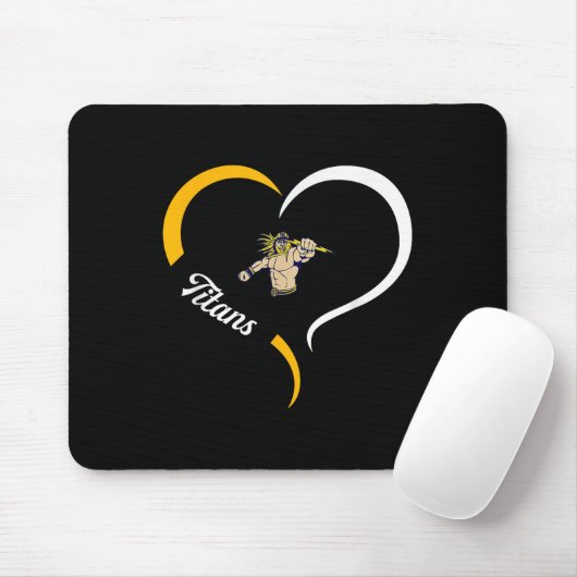 Ottawa-glandorf Titans Logo Halbherz Slogan Hs Mousepad (Mit Mouse)