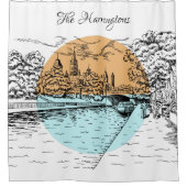 Ottawa Illustration individuelle Name Duschvorhang (Vorderseite)