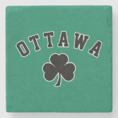 Ottawa Irish Steinuntersetzer (Vorderseite)