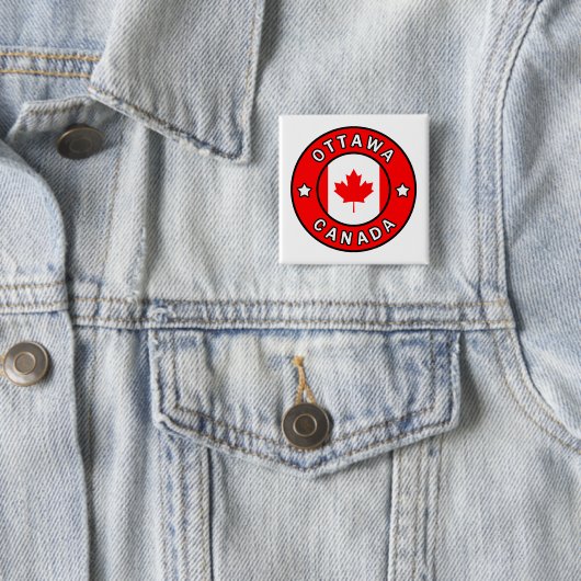 Ottawa Kanada Button (Beispiel)