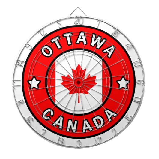 Ottawa Kanada Dartscheibe (vorne)