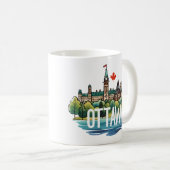 Ottawa Kanada Kaffeetasse (VorderseiteRechts)