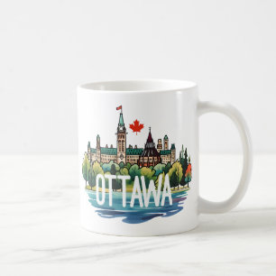 Ottawa Kanada Kaffeetasse