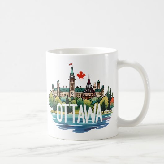 Ottawa Kanada Kaffeetasse (Rechts)