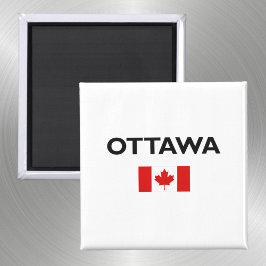 Ottawa Kanada Kanadische Flagge Licht Farbe Magnet