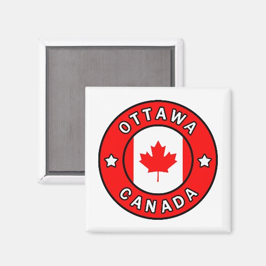 Ottawa Kanada Magnet (Vorderseite/Rückseite)