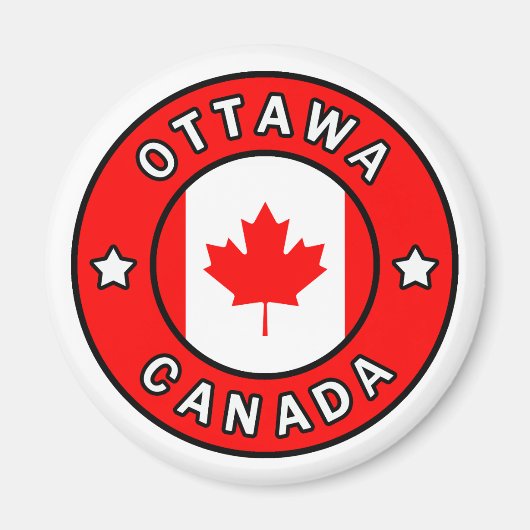 Ottawa Kanada Magnet (Vorne)