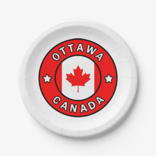 Ottawa Kanada Pappteller