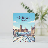 Ottawa, Kanada Postkarte (Stehend Vorderseite)