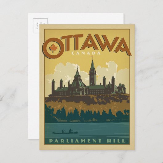 Ottawa, Kanada Postkarte (Vorne/Hinten)