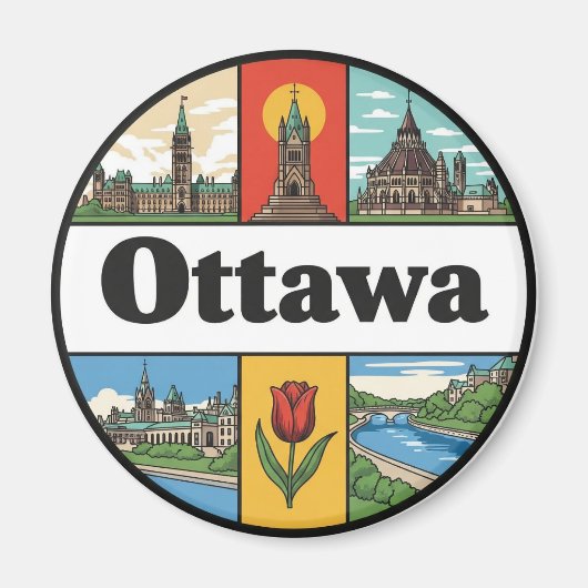 Ottawa Kanada Reise Magnet (Vorne)