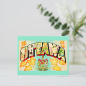 Ottawa Kanada Retro-Postkarte Postkarte (Stehend Vorderseite)