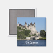 Ottawa, Kanada, Rideau Canal Magnet (Vorderseite/Rückseite)