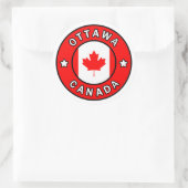 Ottawa Kanada Runder Aufkleber (Tasche)