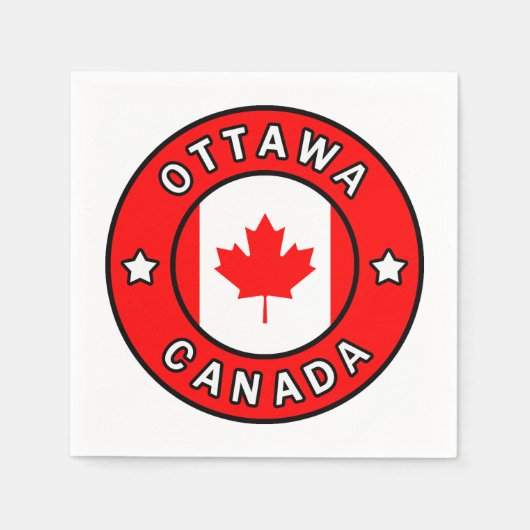 Ottawa Kanada Serviette (Vorderseite)