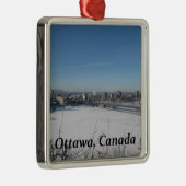 Ottawa Kanada Silbernes Ornament (Rechts)