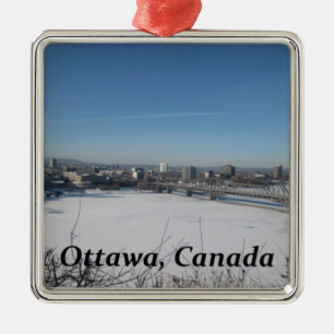Ottawa Kanada Silbernes Ornament