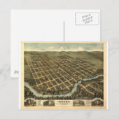 Ottawa, Kansas 1872 Postkarte (Vorne/Hinten)