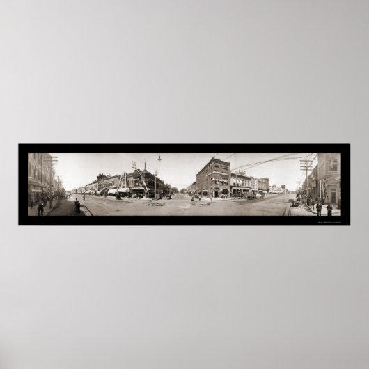 Ottawa, KS Foto 1909 Poster (Vorne)