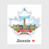 Ottawa, Ontario, Kanada Aufkleber (Blatt)