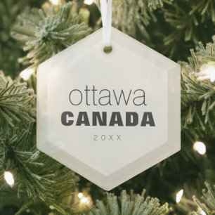 Ottawa Ontario Kanada Reisen Keepake Souvenir Ornament Aus Glas