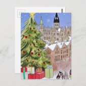 Ottawa Ontario zu Weihnachten Postkarte (Vorne/Hinten)