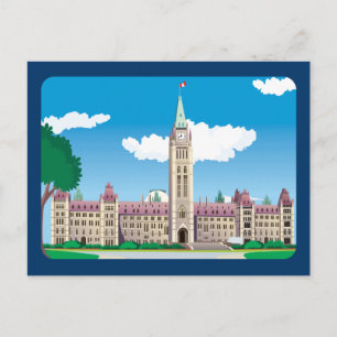 Ottawa Parlament Gebäude Postkarte