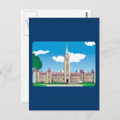 Ottawa Parlament Gebäude Postkarte (Vorne/Hinten)