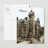 Ottawa, Parlament Hill Postkarte (Vorne/Hinten)