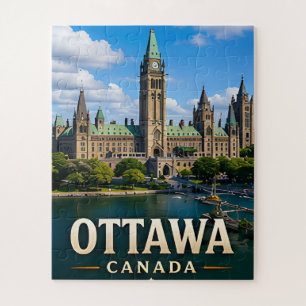 Ottawa Parliament Hill und kanadisches Erbe Puzzle