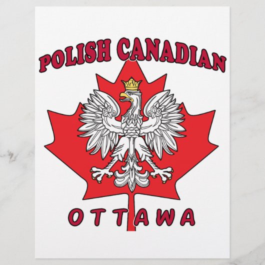 Ottawa Polnischer Kanadier Leaf Flyer (Vorne)