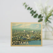 Ottawa Postcard Canada Vintage Travel Postkarte (Stehend Vorderseite)
