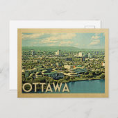 Ottawa Postcard Canada Vintage Travel Postkarte (Vorne/Hinten)
